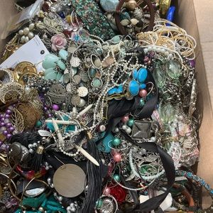 3 Pounds Unserached Jewelry Lot crafters, wearable, fun, Art, Craft